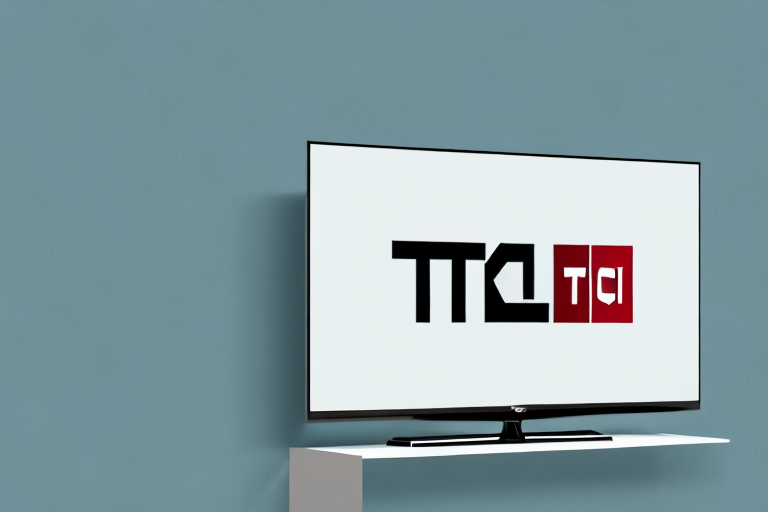 A tcl roku tv mounted on a wall