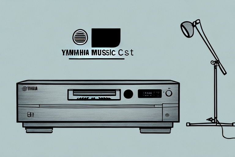 A yamaha musiccast bar 40 in a small apartment or living room