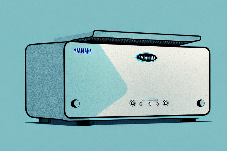 A yamaha ats-1080r soundbar in a small apartment or living room
