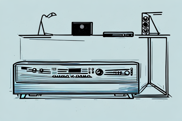 A yamaha musiccast bar 400 in a small bedroom or living room setting