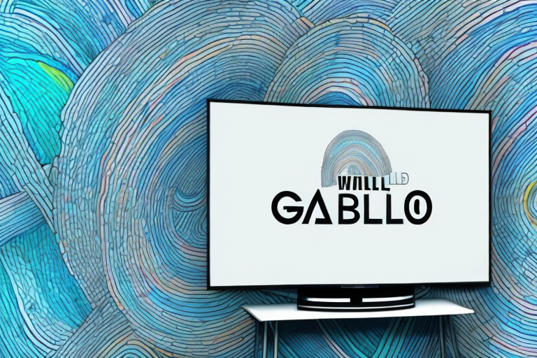 A wall with a samsung 630d tv mounted on it