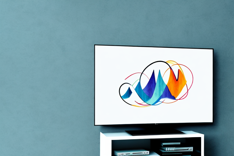 A wall-mounted television with a mountwerks xl tv mount attached
