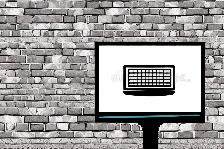 A brick wall with a tv bracket mounted onto it