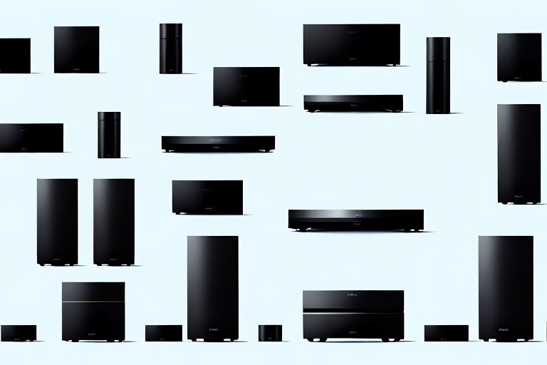 A sony 5.1 home theater system with its components and connections