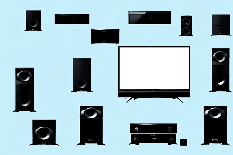 A sony home theater system ct500 connected to a tv