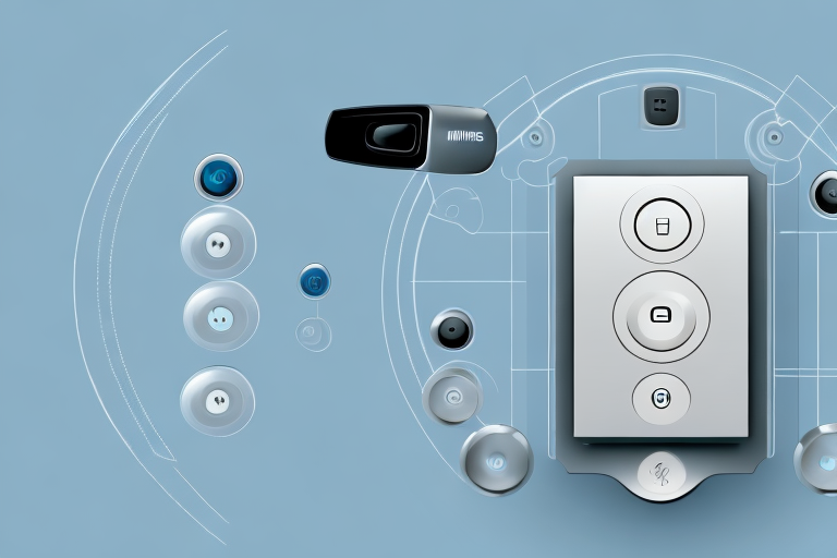A philips home theater system remote with its buttons and controls