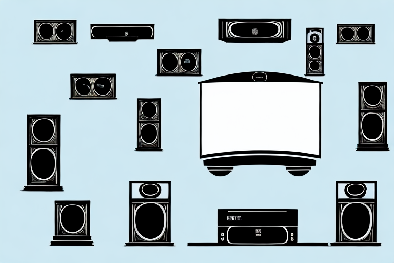 A home theater system being recycled