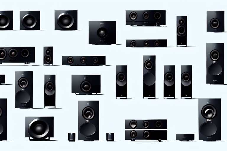 A sony home theater system with various knobs and dials