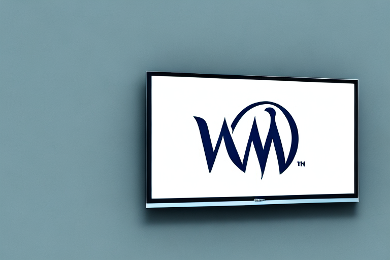 A wall-mounted flat-screen television with the westinghouse logo visible
