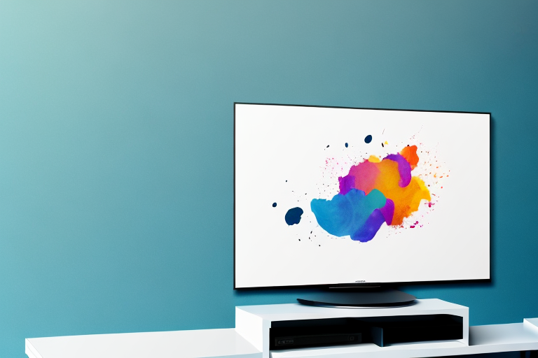 A wall-mounted sony bravia tv