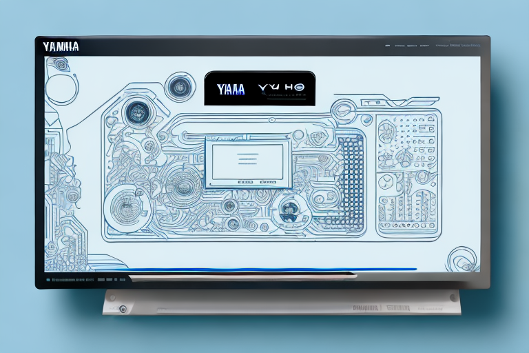 A yamaha yht-4950u 4k ypao volume control panel