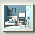 Sneaky Solutions: Concealing Cables with Corner Mount in Your Guest Room